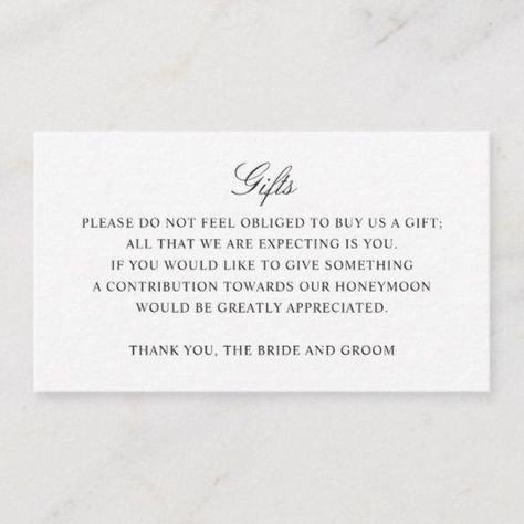 Gift Registry Honeymoon Fund Wedding Monogram Enclosure Card Wedding Honeymoon Fund Ideas, Monetary Gift Wording Wedding, Wedding Registry Wording, Gift Registry Wording, Honeymoon Fund Wording, Honeymoon Fund Wedding, Wedding Honeymoon Fund, Wedding Registry Cards, Wedding Invatations