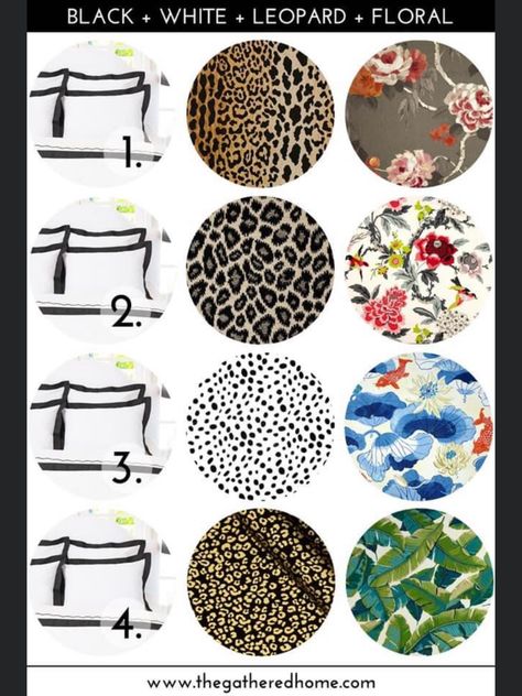 Leopard And Floral Decor, Decorating With Leopard Print, Leopard Bedroom Ideas, Mixing Black And White Furniture, Black And White Furniture Bedroom, White Furniture Bedroom, Blush Pink Bedroom, Leopard Decor, Pattern Combinations