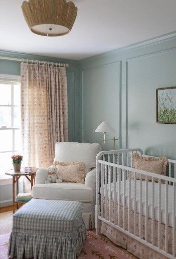 nursery design ideas for baby girl Nursery Corner, Stunning Nursery, Nursery Design Ideas, Nursery Inspiration Girl, Nursery Shelf Decor, Contemporary Nursery, Traditional Nursery, Dreamy Nursery, Jenny Lind