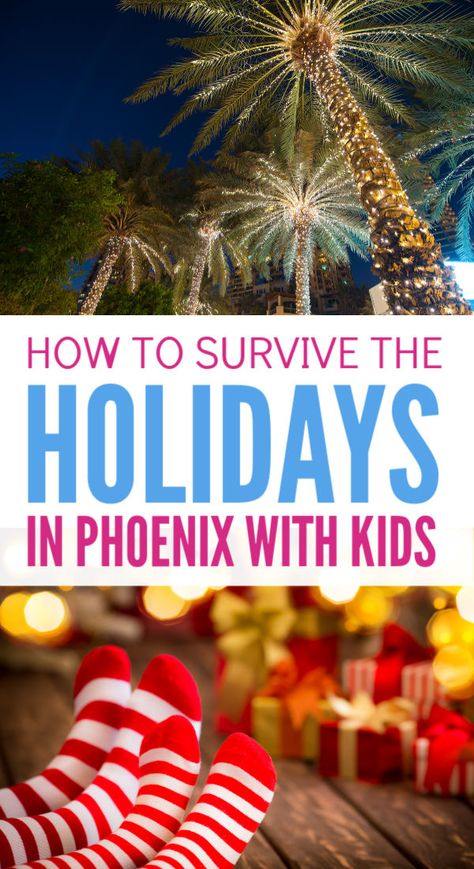 Phoenix With Kids, Romantic Christmas, Christmas Events, How To Survive, Family Event, Kids Events, Holiday Activities, Holidays With Kids, Infant Activities