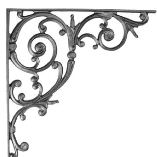 Scroll corner bracket- use on a doorway to create an arch | House ... Wrought Iron Corbels, Decorative Shelf Brackets, Cast Iron Shelf Brackets, Wall Shelf Brackets, Iron Shelf Brackets, Wrought Iron Decor, Metal Shelf Brackets, Decorative Shelf, Tuscan Design