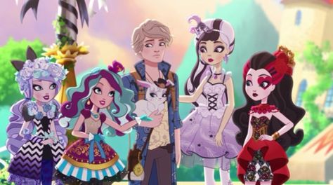 Ever After High Screencaps Ever After High Wonderland, Blondie Lockes, Wonderland Characters, Monster High Pictures, After High School, Ever After High, Cartoon Movies, Cute Animal Pictures, Ever After