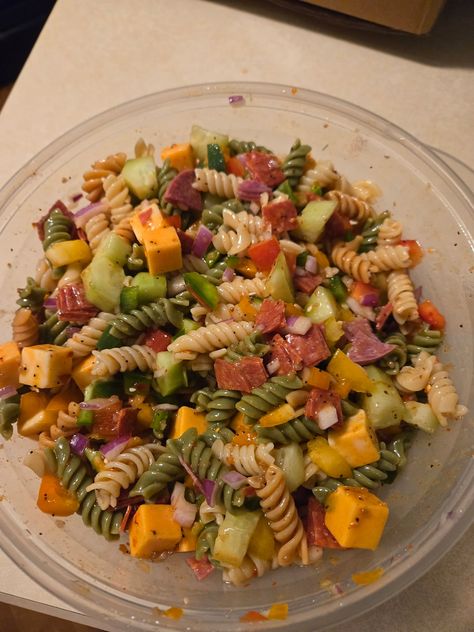 Pasta salad and Italian sausage sandwiches for dinner so yummy 😋 Smoked Sausage Pasta Salad, Pasta Salad Sausage, Sausage And Pesto Pasta, Sausage And Arugula Pasta, Italian Sausage Pesto Pasta, Italian Sausage Sandwiches, Sandwiches For Dinner, Italian Sausage Sandwich, Sausage Salad