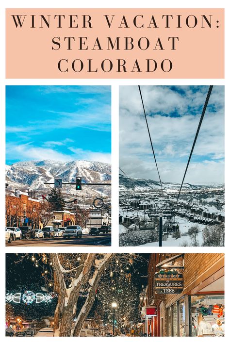 Travel Guide to a Steamboat Springs Colorado Ski Trip Things To Do In Steamboat Springs Co, Steamboat Springs Colorado Winter, Colorado Honeymoon, Colorado Ski Trip, Skiing Tips, Steamboat Colorado, Colorado Ski Resorts, Winter Travel Essentials, Vacation 2024