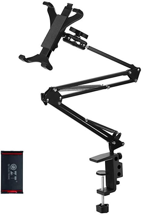 Amazon.com: Foldable Phone Tablet Mount Holder – Aluminum Universal Flexible Tablet Bracket Mount Holder Adjustable and Compatible with 4-13 Inches Smartphones Tablets iPad/iPad Air/iPad Pro/Nintendo Switch: Computers & Accessories Ipad Holder For Bed, Ipad Floor Stand, Ipad Wall Mount, Ipad Air Pro, Air Ipad, Foldable Phone, Tablet Mount, Ipad Holder, Best Ipad