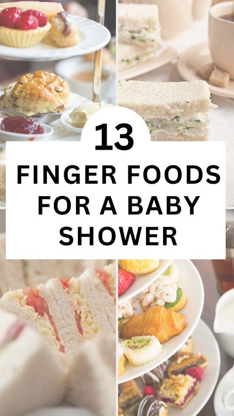 13 Easy Finger Foods for a Baby Shower (Totally Delicious!) - Pribbles Finger Foods For Baby, Easy Finger Foods, Baby Shower Appetizers, Baby Shower Finger Foods, Waffle Sliders, Foods For Baby, Fancy Appetizer Recipes, Cheese Ball Bites, Baby Shower Cake Designs