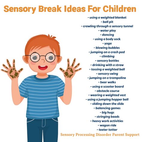 Sensory Processing Disorder Activities, Jumping On A Trampoline, Sensory Integration Activities, Sensory Integration Therapy, Toddler Sensory Bins, Occupational Therapy Kids, Sensory Swing, Break Ideas, Sensory Input