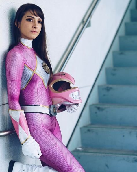 Lady Doombots - Pink Power Ranger - Cosplay Ranger Cosplay, Power Rangers Cosplay, Pink Ranger, Power Rangers Costume, Pink Power Rangers, Pink Costume, Pink Power, Power Ranger, Manga Cosplay