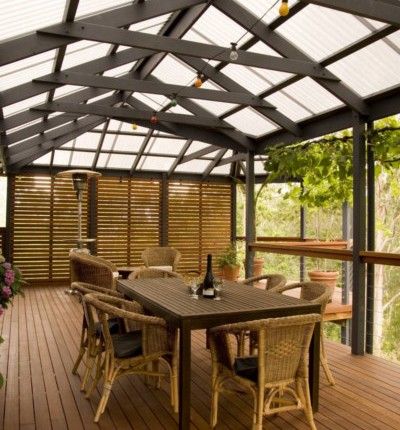 Pitch Roof Pergola, Pitched Pergola, Gable Pergola, Cantilever Deck, Courtyard Deck, Alfresco Ideas, Timber Screen, Deck Roof, Patio Decking