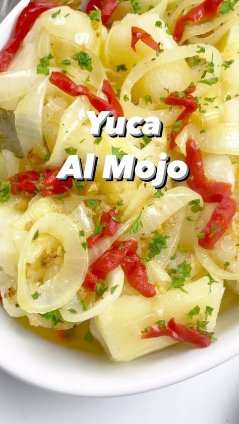 Norma Berríos | Recetas Fáciles on Reels | Yuca Al Mojo, Yucca Recipe, Yuca Recipes, Cuban Dishes, Puerto Rico Food, Boricua Recipes, Thanksgiving Cooking, Hispanic Food, Puerto Rican Recipes