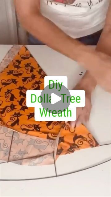 Olivia Parazine on Instagram: "🎃2rolls deco mesh cut 10” strips, 4 rolls ribbon cut 2 rolls in 10” strips leave 2 rolls for fluffy bows, witch hat wreath form, cute fabric, pumpkin topper, zip ties 🐈‍⬛ all supplies @dollartree Happy crafting!🎃🐈‍⬛🧡 #dollartree #dollartreecrafts #dollartreefall #dollartreehalloween #halloween #fall #crafts #halloween🎃 #dollartreediy" Witches Hat Wreath Diy, Witch Hat Wreath Form, Halloween Fall Crafts, Halloween Fabric Wreath, Pumpkin Mesh Wreaths, Halloween Tulle Wreath, Tulle Wreath Diy, Fall Ribbon Wreath, Deco Mesh Pumpkin