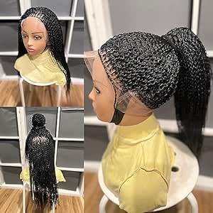 Real wig,watermelon wig.Box Braids Wigs Full Lace Box Braided Lace Front Wigs Pre Plucked with Baby Hair Triangle Part Braided Lace Wigs for Black Women. length is 26inches long.. Color Black Hair Triangle, Triangle Part Braids, Braided Lace Front Wigs, Real Wigs, Braids Wigs, Invisible Lace, Protective Style, Wig Making, Frontal Wig