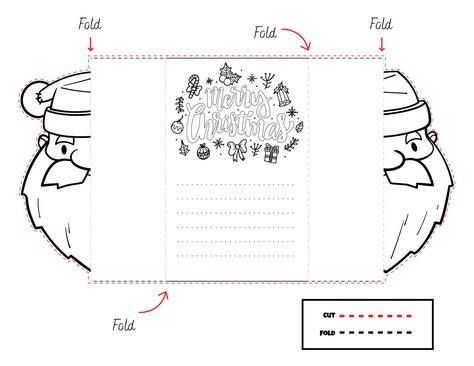 Free Printable Foldable Christmas Cards - Frugal Mom Eh! Folding Christmas Cards, Christmas Folding Cards, Christmas Card Coloring, Kids Christmas Letter, Free Christmas Card, Folded Christmas Cards, Free Printable Christmas Cards, Chrismas Cards, Free Christmas Coloring Pages