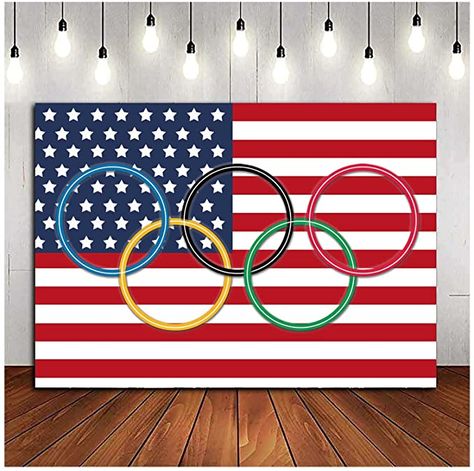 Olympic Background, Olympic Party Food, Olympic Party Decorations, Classroom Garden, American Themed Party, Olympic Theme Party, Summer Party Ideas, Welcome Banners, Party Planning Guide