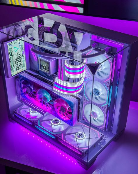 Transparent Fish, Neon Jungle, Art Flash, Computer Gaming Room, Gaming Pc Build, Pc Repair, Racing Simulator, Gaming Station, Custom Pc