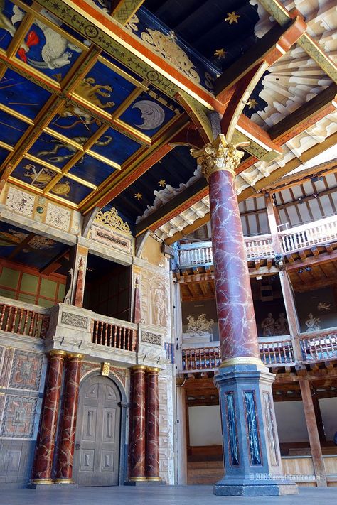 Shakespears Globe Theater, Globe Theater London, Shakespeare's Globe Theatre, Elizabethan Theatre Aesthetic, Elizabethan Era Architecture, The Globe Theatre Aesthetic, Elizabethan Era Aesthetic, Theatre Scrapbook, Shakespeares Globe