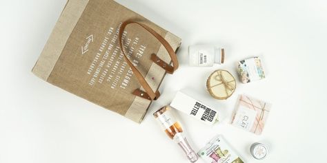 Check Out These 20 Creative Swag Bag Ideas | Peerspace First Aid For Children, Swag Bag Ideas, Grocery Store Ads, Unique Event Venues, Swag Bags, Simple Tote, Weekly Cleaning, Digital Calendar, Evening Routine