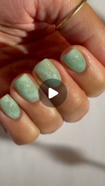 Jade Nails Tutorial, Jade Color Nails, Jade Nails Acrylic, Jade Green Nails, Jade Nails, Cirque Colors, Getting Over, Delivery Room, Jelly Nails