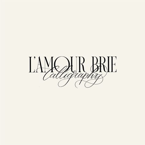 Logo Instagram, Logo Designs, The Works, Brie, Brand Design, Design Studio, To Share, Branding Design, Calligraphy