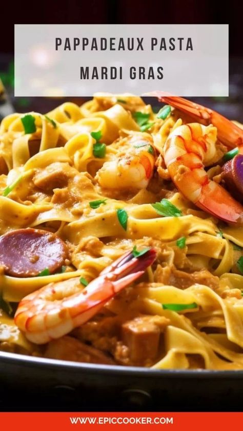 Pappadeaux Pasta Mardi Gras Recipe, Pasta Mardi Gras Pappadeaux Recipe, Mardi Gras Pasta Recipe, Mardi Gras Pasta, Mardi Gras Recipe, Pappadeaux Recipe, Seafood And Pasta, Crawfish Dishes, Creole Dishes