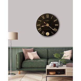 Howard Miller® Wall Clocks You'll Love in 2020 | Wayfair Howard Miller Wall Clock, Howard Miller, London Night, Pendulum Clock, London House, Blue Elephant, Classic Home, Distressed Painting, Grandfather Clock