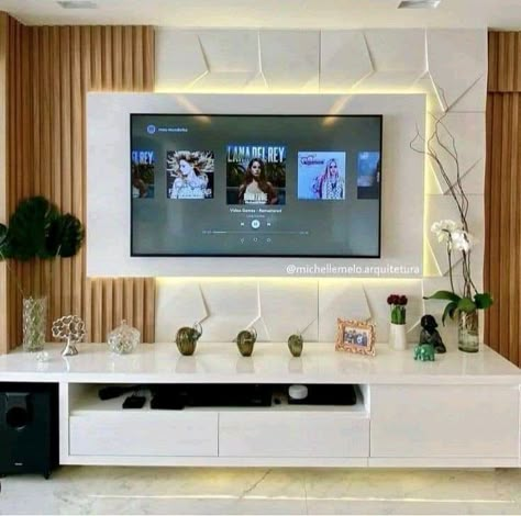 Living Room Tv Cabinet Designs, Modern Tv Room, Wall Console, Modern Tv Unit Designs, Wall Unit Designs, Tv Unit Furniture Design, Modern Tv Wall Units, Tv Unit Interior Design, Modern Tv Units