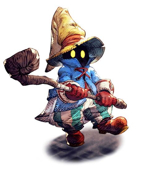 Vivi Ornitier Art - War of the Visions: Final Fantasy Brave Exvius Art Gallery Vivi Ornitier Art, Vivi Final Fantasy Art, Vivi Tattoo, Vivi Ff9, Vivi Ornitier, Final Fantasy Brave Exvius, Brave Exvius, Nerd Emoji, Final Fantasy Ix