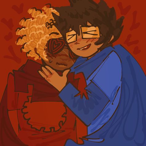 Dave Strider X John Egbert, John Homestuck Fanart, June Egbert Icon, Homestuck Ship Art, Johndave Fanart, John Egbert Icon, Dave X John, John Egbert Fanart, Dave Strider Icon