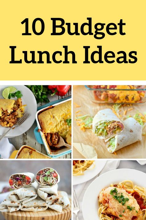 Easy Lunch Ideas For Two People, Lunch Ideas For Retirees, Cheap Meals For Lunch, Budget Sandwich Ideas, Week Day Lunch Ideas For Work, Popular Lunch Ideas, Easy Nutritious Lunch Ideas, Easy And Cheap Lunch Ideas For Work, Cheap Lunches For A Family