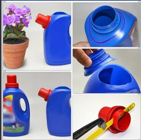 Diy Watering Can From Plastic Bottle, Water Pail, Can Water, Garden Watering, Recycled Garden, Recycled Projects, Upcycle Recycle, Eco Friendly Living, Diy Plants