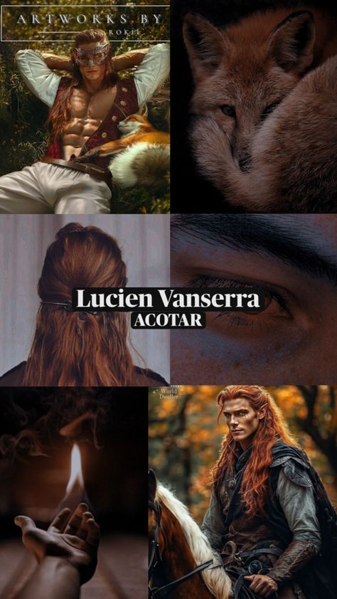 Lucien Vanserra, Court Of Thorns And Roses, Sarah J Maas Books, Romantic Fantasy, Crescent City, Sarah J Maas, Sarah J, Fan Book, Book Characters