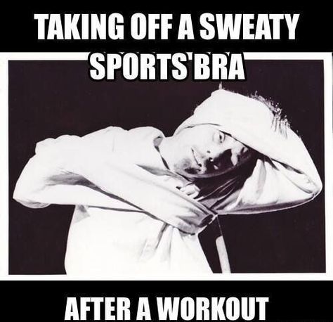 Any time you try to get out of sweaty clothes that have decided to permanently attach themselves to your body. Gym Humour, Volleyball Memes, Fitness Memes, Workout Memes, Gym Memes, Soccer Girl, Struggle Is Real, Girl Problems, Nutrition Education