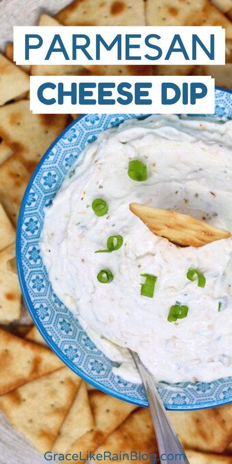 This Parmesan Cheese Dip is a wonderful Italian-inspired dip with a nutty taste. You'll appreciate this rich, flavorful dip that is extra zippy thanks to the zesty Italian seasoning. Serve with pita crackers for extra crunch.