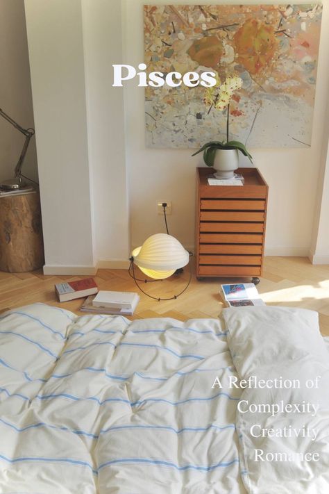 Looking to create a romantic bedroom decor fit for a Pisces? This article takes you through the must-haves and essential elements that will reflect their complexity, creativity, and alluring romance. Follow @forlightsleepers to get inspired 🌸 Pisces Bedroom, Bedroom Design Tips, Coastal Color Scheme, Unique Bedroom Design, Romantic Bedroom Decor, Unique Bedroom, Creative Bedroom, Sanctuary Bedroom, Relaxing Bedroom