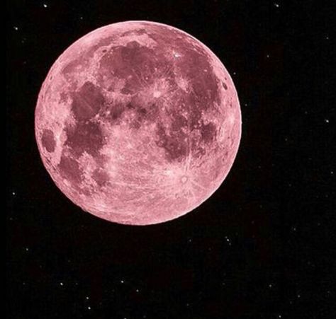 Pink Moon, The Night Sky, Night Sky, Moon, Pink, Instagram