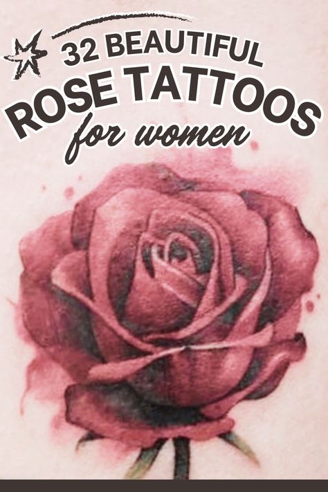 Love flower tattoos? Then you'll love these rose tattoos. You'll find minimalist rose tattoo designs and simple tattoos of roses. There's a cool floral tattoo design for everyone on this list. Rose Tattoo For Cover Up, Red Rose Tattoo With Name, Rose And Hummingbird Tattoo Design, Rose In Heart Tattoo, Pretty Rose Tattoos For Women, Best Friend Rose Tattoos, Red And Yellow Rose Tattoo, Single Rose Tattoos For Women, Beauty For Ashes Tattoo For Women