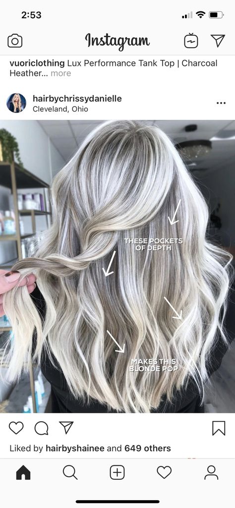 Hair Melt Blonde, Winter Icy Blonde Hair, Ash White Blonde Hair, Icy Blonde Highlights On Blonde Hair, Ice Blonde Hair Balayage, Blonde Fall Hair 2023, Fall Blonde Hair Color Low Lights, White Blonde Hair With Lowlights, Ashy Platinum Blonde Hair