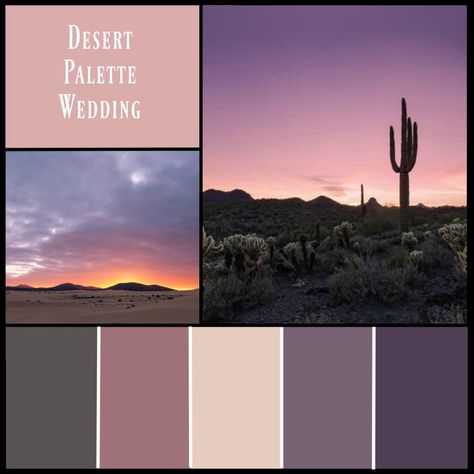 Desert Palette Wedding - Petal & Oak - Award Winning Florists, Custom Builders, Chic Furniture & Decor Rental in Raleigh, NC. Desert Sunset Color Palette, Desert Palette, Purple Desert, Desert Color Palette, Arizona Mountains, Sunset Color Palette, Bedroom 2024, Tuscany Style, Desert Decor