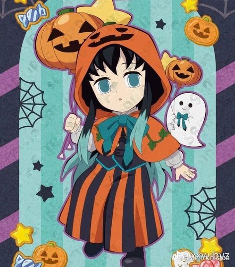 Kny Halloween, Aoi Kanzaki, Muichirou Tokitou, Anime Halloween, Holiday Icon, Anime Base, Diabolik, Diabolik Lovers, Halloween Event