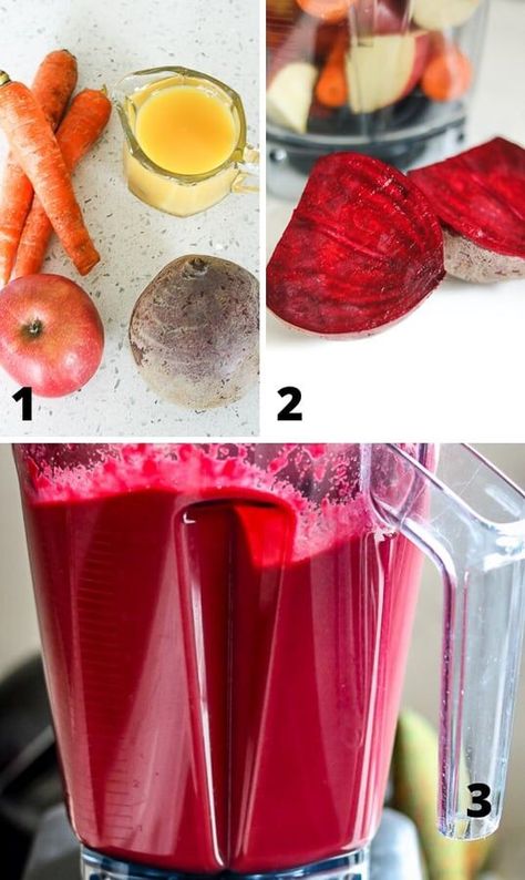 Beet Apple Carrot Juice, Beet And Apple Juice, Apple Beetroot Carrot Juice, Ginger Apple Juice, Vitamix Juice, Omega Juicer, Carrot Apple Juice, Carrot Ginger Juice, Carrot Juice Benefits