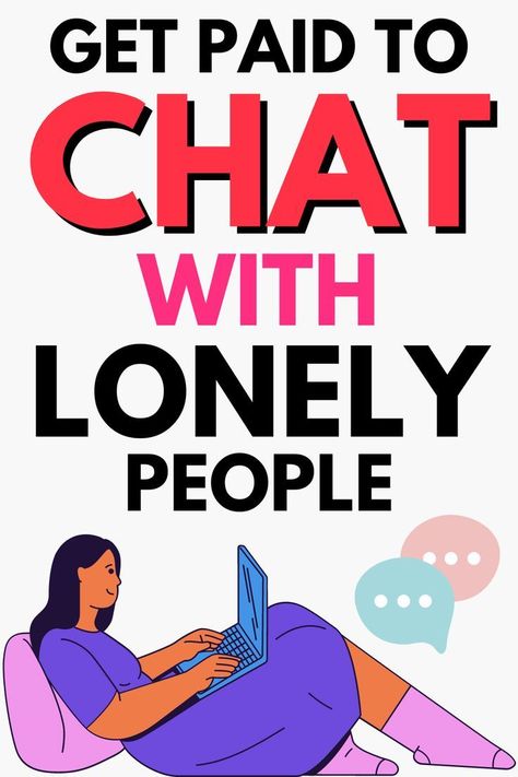 Get paid to chat with lonely people... Unique Jobs, Paid Social, Small Business Social Media, High Paying Jobs, Social Media Jobs, Looking For People, Home Work, Social Media Advertising, Part Time Jobs