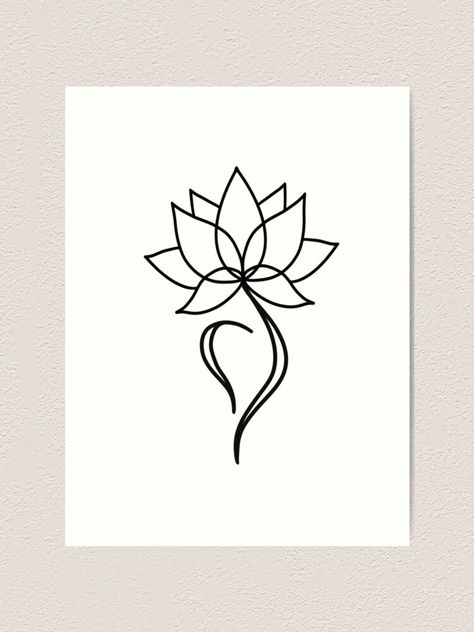 Lotus Flower Neda Tattoo, Lotus Flower With Stem Tattoo, Tattoos Neda Symbol, Tattoo Designs Neda, Neda Tattoos, Neda Tattoo, Neda Symbol, Tattoo Lotus Flower, Flower Symbols