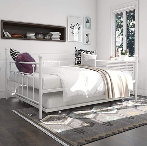 White Daybed, Metal Daybed With Trundle, Pop Up Trundle, Trundle Bed Frame, Trundle Mattress, Twin Daybed With Trundle, Metal Daybed, Wood Daybed, Daybed With Trundle