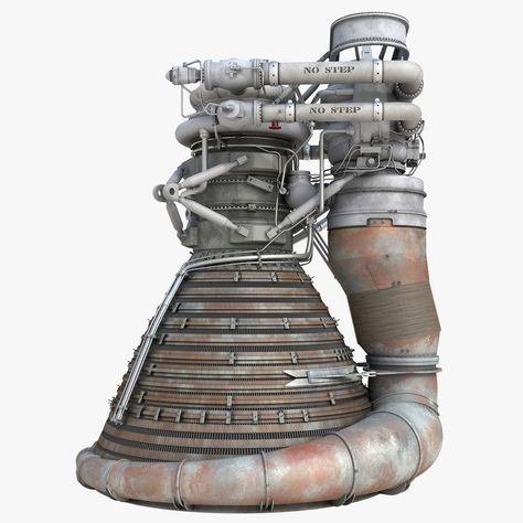 F-1 Rocket Engine 2 3D Model #AD ,#Rocket#Engine#Model Saturn V Rocket Model, Soyuz Spacecraft, Rocket Motor, Apollo Space Program, Model Rocket, Rocket Engine, Aircraft Engine, Drone Technology, Space Rocket