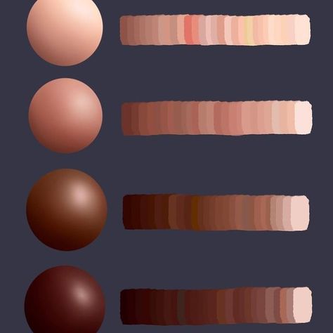 Skin tone color palette to help you paint realistic skin tones. Skin Undertones Drawing, Procreate Skin Palette, Skin Palette Digital Art, Skin Color Palette Digital Art, Skintone Palettes, Free Procreate Color Palettes, Skin Tone Color Palette, Skin Shading, Skin Tone Color