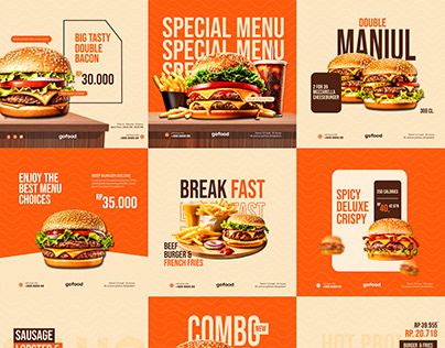 Check out new work on my @Behance profile: "Social Media - Burger" http://be.net/gallery/191280949/Social-Media-Burger Food Branding Social Media, Catering Social Media, Burger Social Media Design, Burger Social Media Post, Food Social Media Design, Big Tasty, Food Social Media, Crispy Beef, Desain Ui