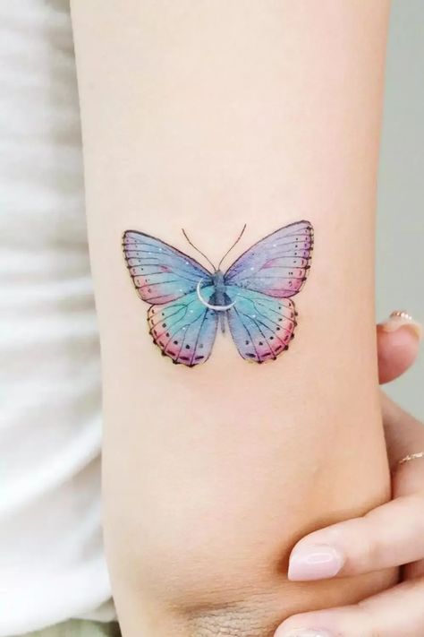 Elevate your ink game with the timeless elegance of a butterfly tattoo – a symbol of grace and personal growth. 🌺✨ Discover inspiration at Glaminati.com! #ButterflyInk #TattooInspiration