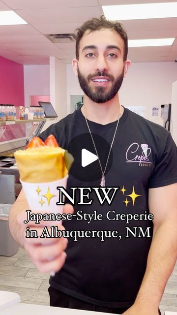 Visit Albuquerque on Instagram: "@thecrepebrulee is a delicious new spot for unique sweet treats. ✨

They create Japanese street food style crepes that are known for their distinct rolled method. Try the namesake Crepe Brulee - which includes a creme brulee topping complete with the crunchy sugar top.

#trueabq #albuquerque #newmexico #newrestaurant #crepes #creperie" Crepe Street Food, Creme Brulee Topping, Crepe Brulee, The Namesake, Japanese Crepes, Japanese Street Food, Food Style, Japanese Street, Creme Brulee