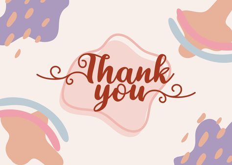 Thank You Card designforeveryone Thank You Asthetic Picture, Thank You Ppt Background Aesthetic, Thank You Slide Powerpoint Aesthetic, Template Thank You, Thank You Design Aesthetic, Background Pelangi Aesthetic, Thank You Aesthetic Background, Thank You For Presentation, Terimakasih Ppt