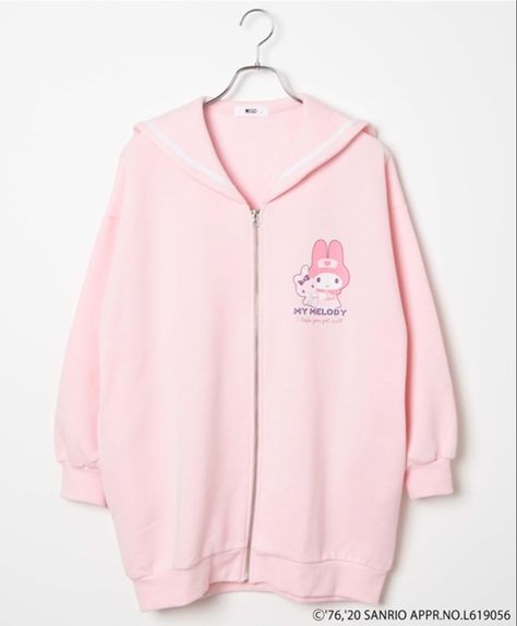 Sanrio Hoodie, Sanrio Clothes, Pink Sanrio, Hello Kitty Makeup, Kitty Clothes, Hello Kitty Clothes, Cosplay Kawaii, Pastel Outfit, Style Savvy